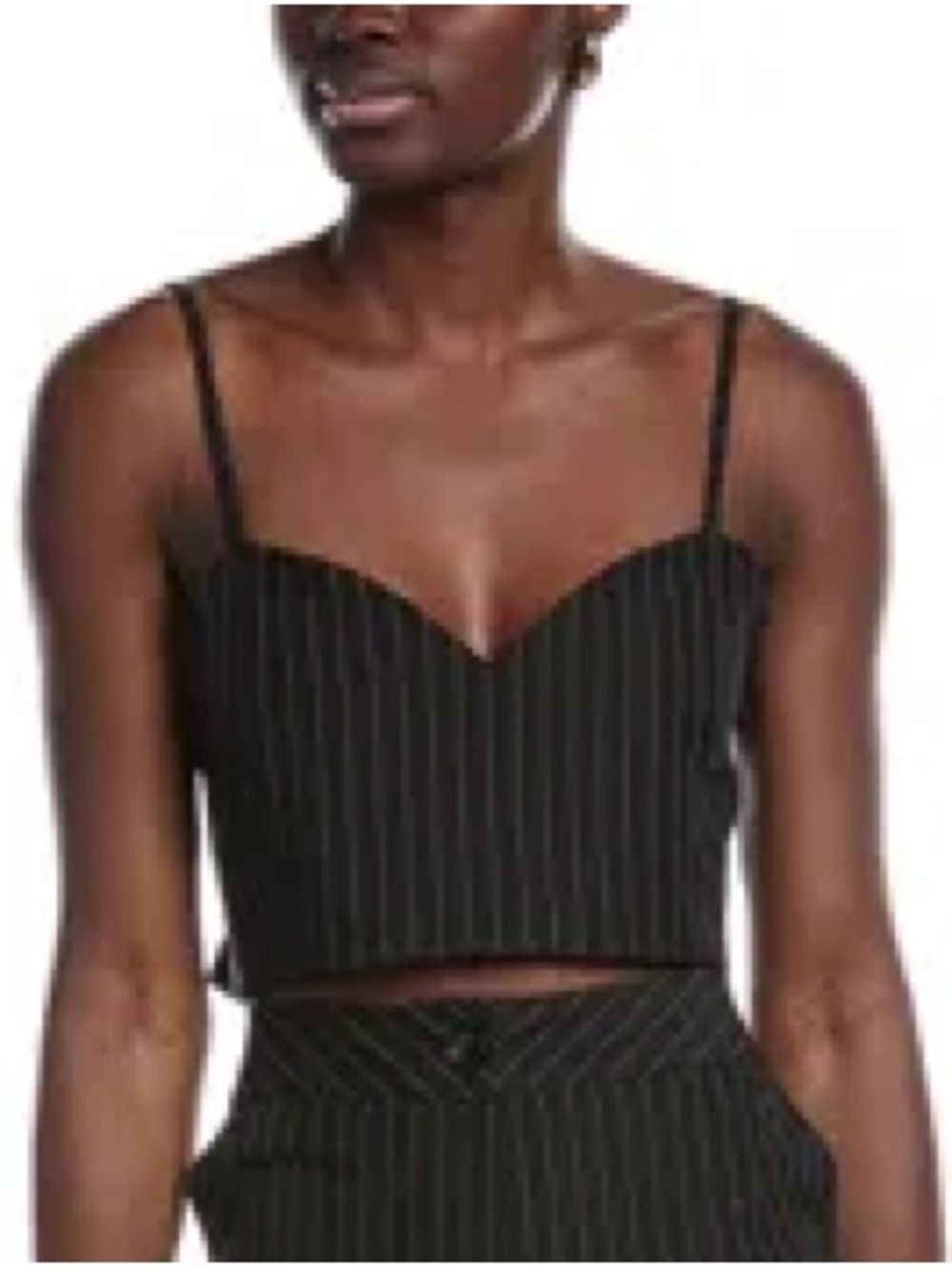 Garcia Pinstripe Bustier
